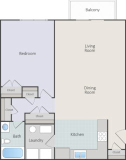 1 Bed / 1 Bath / 800 sq ft / Availability: Please Call / Deposit: $600 / Rent: $735
