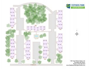 Stephens Park Apartments site map